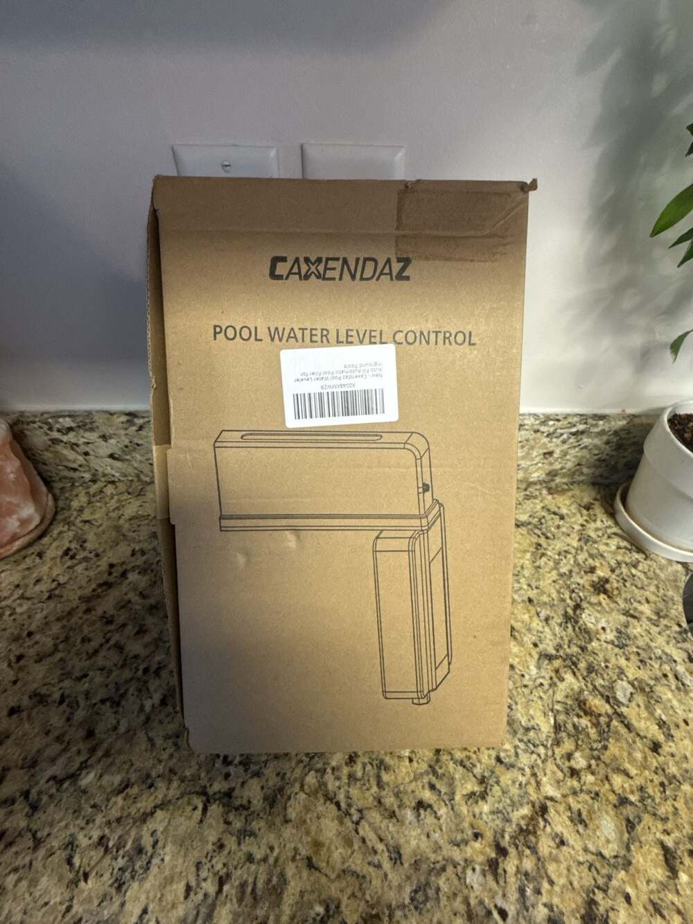 Caxendaz Automatic Pool Water Leveler with USA Flag Design for Inground Pools